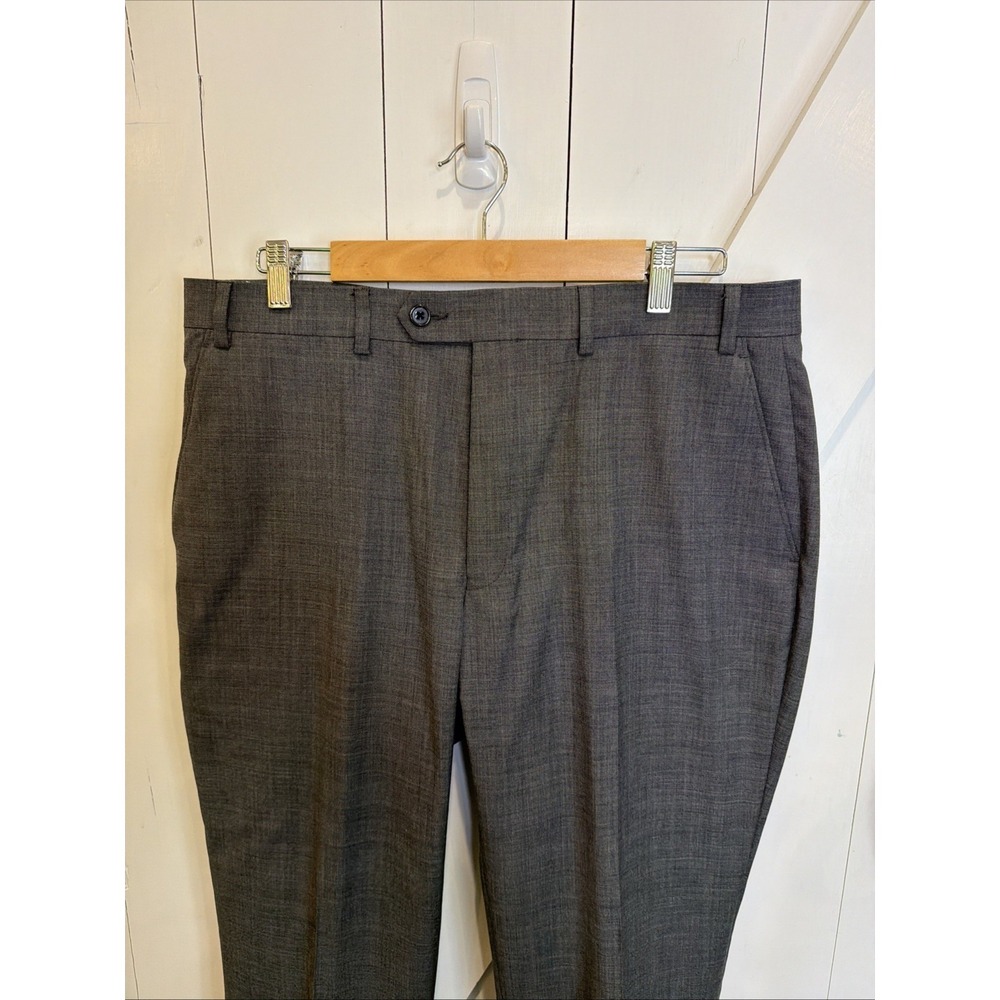 Polo Ralph Lauren Blazer Mens 46R Gray Wool Custom Fit 2 Piece Suit - Picture 13 of 16
